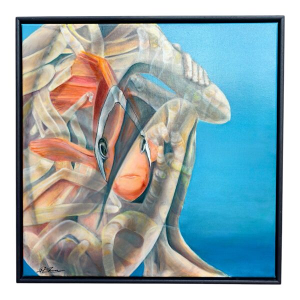 verführung aus der tiefe /80x80cm, originalwerk