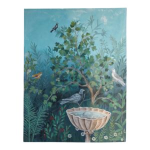 garten der v&ouml;gel 90x120cm, acryl auf leinwand